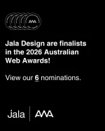 Proud to share that Jala Design has been named a finalist in the 2026 @auswebawards, with six nominations across Not for Profit, Health & Wellness, Entertainment & Events, WordPress Development Excellence and Agency.  The Australian Web Awards, run by the @australianwebindustryassoc, recognise the best of Australian digital work across design, development, accessibility and content.  A strong reflection of the work we deliver alongside our clients and the focus we place on performance, usability and real outcomes.
   
Congratulations to all finalists. Looking forward to the announcements on 23 May 2026.